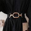 Adjustable Chic Black Waist Belt For Women Enhancing Summer Looks Fashion