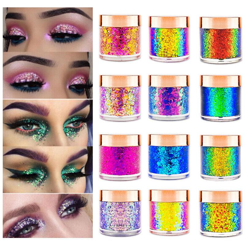 Multichrome Chameleon Eyeshadow Face Body Makeup Shining Aurora Pigment Chrome