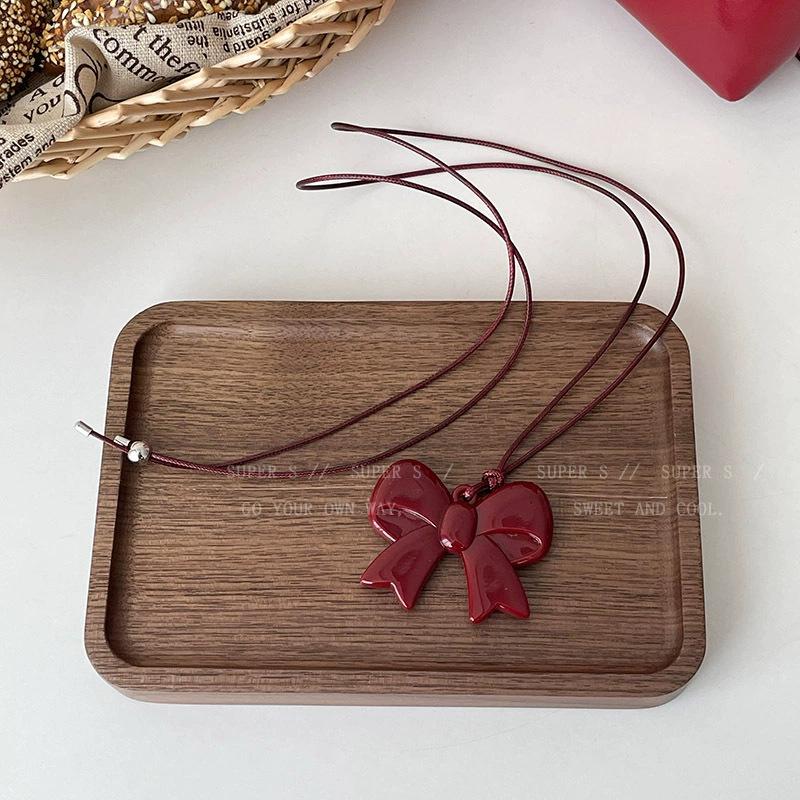 Ins Blogger Denim Love String Necklace New Fashion Trend Sweater Chain Niche Simple Neck Chain Women