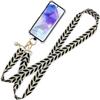 Protective Case - Samsung - Galaxy A55 5G - Anti-scratch - Black Shoulder Strap - Flexible