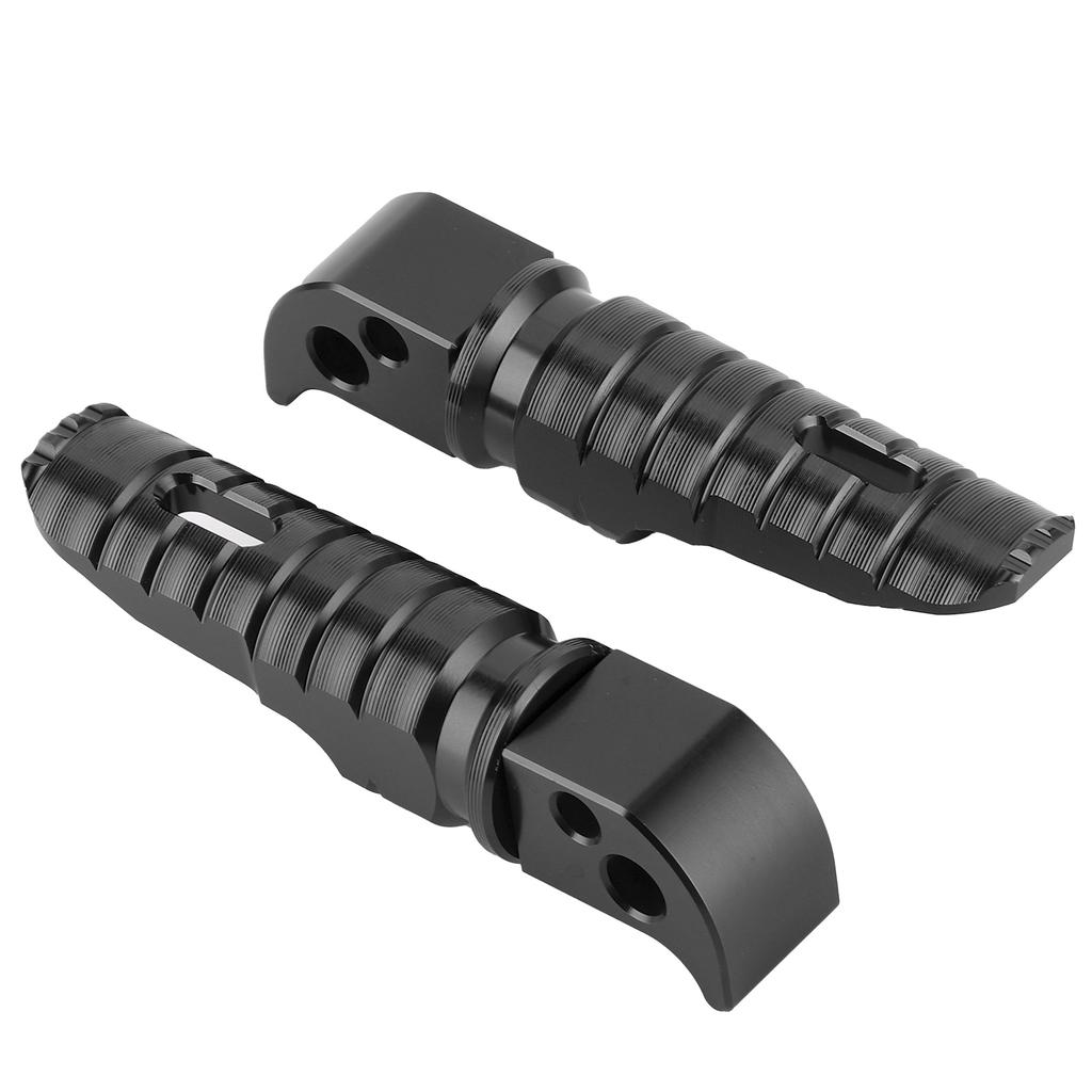 Pair of Rear Foot Pegs Aluminum Alloy Pedals Fit for MT‑10 MT‑09 MT‑07 Tracer900 FZ6