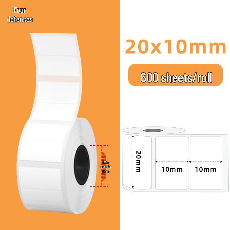 Yacole Tear-Resistant Thermal Barcode Label Paper for Phomemo M110/M220