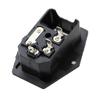 250V 10A IEC320 C14 Mounting Male Plug 3-Pin Panel Power Socket W Fuse Switch