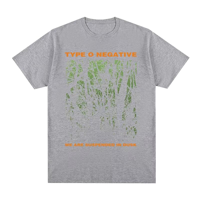 Men's & Women's New Vintage T‑Shirt with Type O Negative Suspended In Dusk Essential Rock Band Graphic Print Women And Men T-shirt