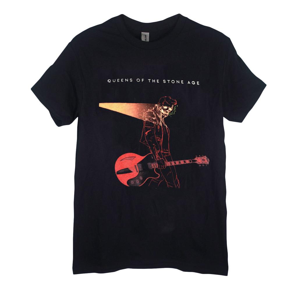 

Queens Of The Stone Age Band In Times New Roman Black S to 5XL Shirt ZL329 Unisex T-Shirt S