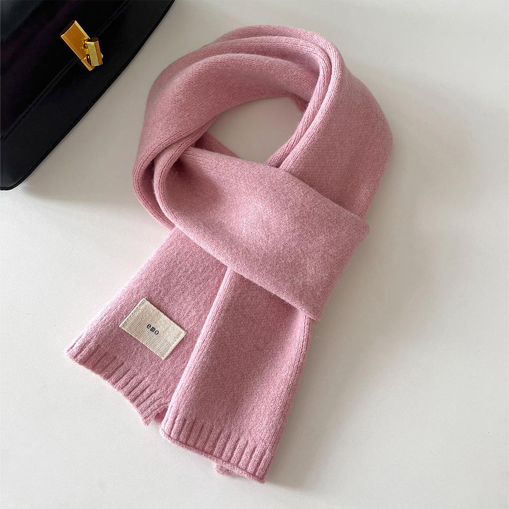 Nowy Jesienno-Zimowy Damski Męski Koreański Szalik Dzianinowy Wełniany Ciepły Gruby Szalik na Szyję Chustka Gruby Wiatroodporny Zimoodporny Otulacz