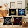 Band L-Linkin Cool P-Park LOGO Kudde Gåvor Heminredning Sovrum Soffa Bil Kuddöverdrag Fodral 45x45cm