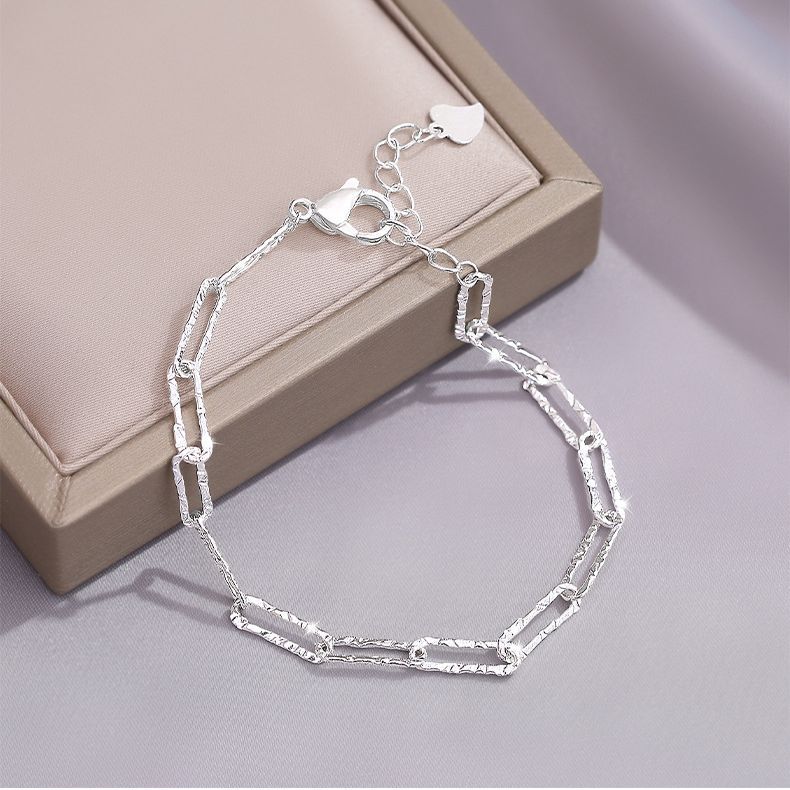 925 Sterling Silver Star Beaded Bracelets For Women Vintage Korean Double Layered Adjustable Bracelet Party Exquisite Jewelry