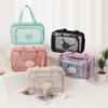 Large Capacity Toiletry Storage Pouch Transparent Clear Toiletry Case Portable Cosmetic Bag  Women