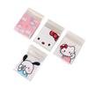 100Pcs Cute Cartoon Printed Opp Clear Packaging Bags Candy Bag Self-Adhesion Storage Bag Diy Gift Pastry Sealable Bag