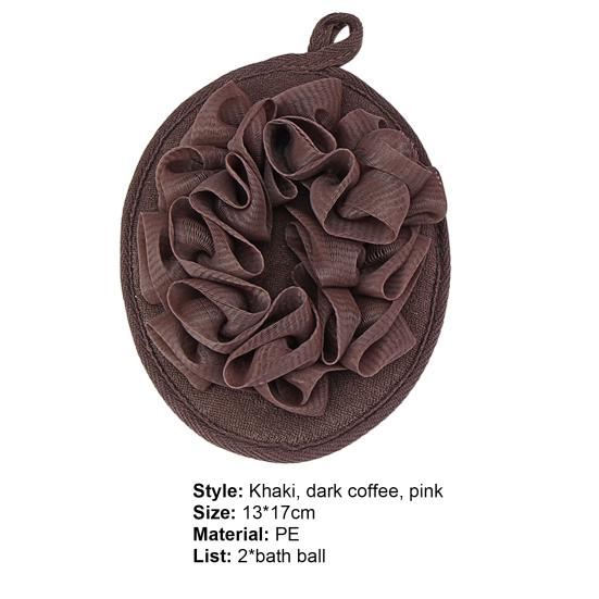2 szt. Kula do kąpieli Modna Ekologiczna Wygodna Trwała Niezwykle Twarda Gąbka do kąpieli dla Dorosłych