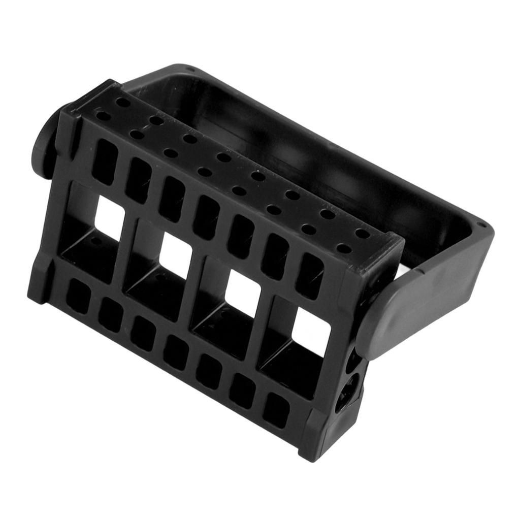 Robuster Kunststoff Nagelbohrerhalter Desktop-Organizer mit Multi-Schlitz-Design zur Aufbewahrung von Nailart-Werkzeugen