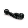 10/50X M2 M2.6 M3 M3.5 M4 M5 M6 Black Carbon 304 Stainless Steel Allen Hex Hexagon Socket Cap Round Head Wood Self Tapping Screw