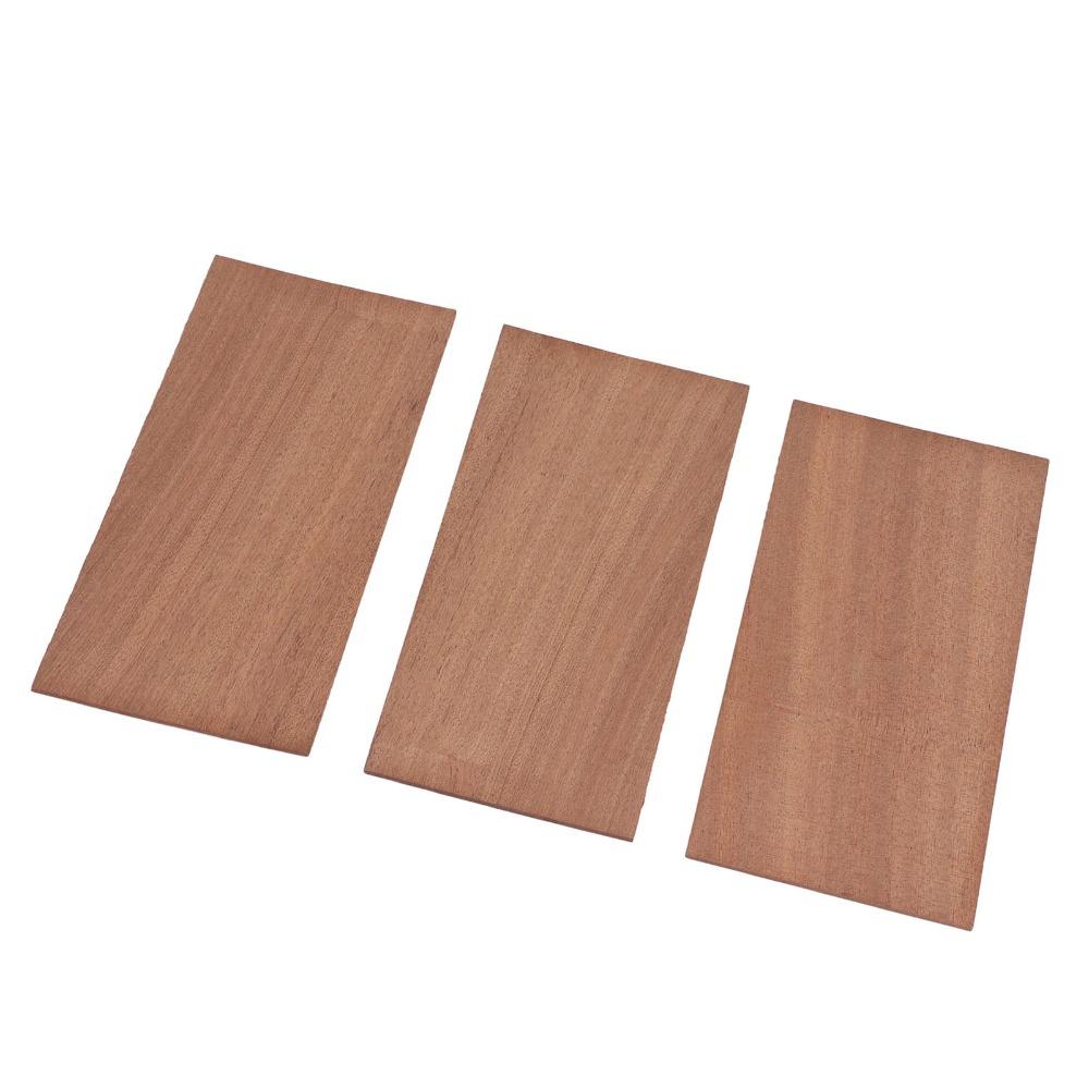 3PCS 200 x 90mm(7.87 x 3.54in) Guitar Veneer Wood Color Guitar Shell Sheet For Guitar Headstock