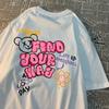Find Your Way Life Is Amusing Mens T Shirt Harajuku Loose T-Shirt Anime Tee Clothes Casual Wears Tops Fashion Loose T Shirts