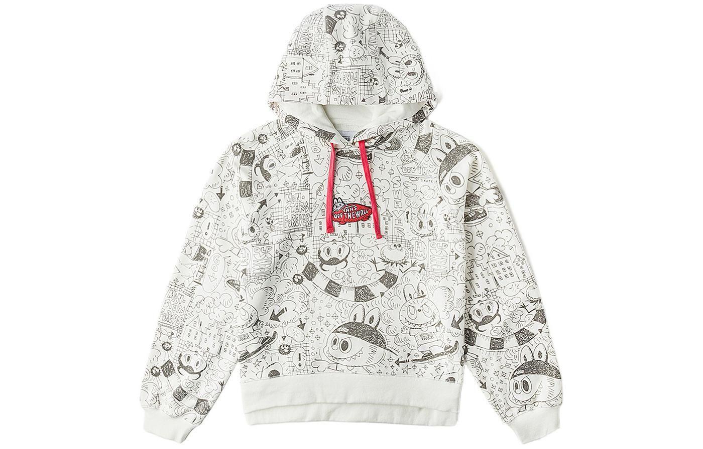 Vans Sweatshirts Women s Ecru Hooded Moderate Other VN000JFDDGC S