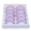 5pcs Colorful Eyelashes Dramatic Gradient Color False Eyelashes   3D  Ing Fake Eyelashes
