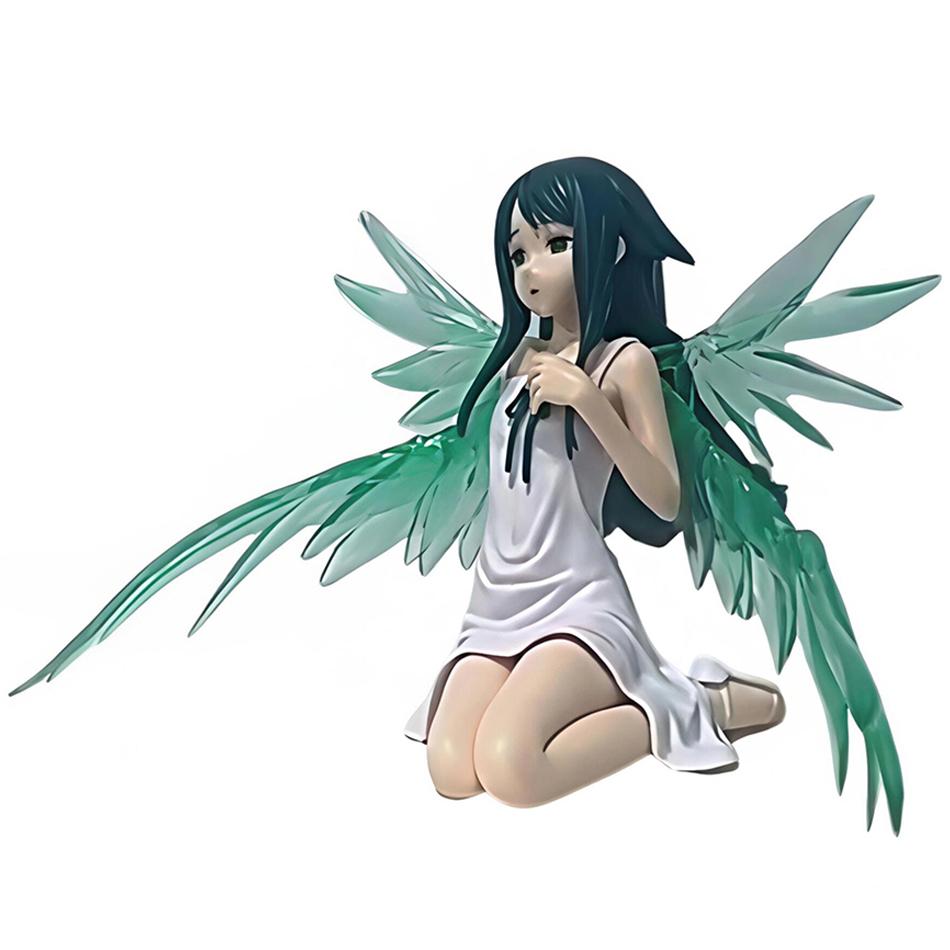12cm Anime The Song of Saya Peripheral Saya no Uta Pure Love Girl Saya PVC Figure Kawaii Action Model Collection Toys Presents