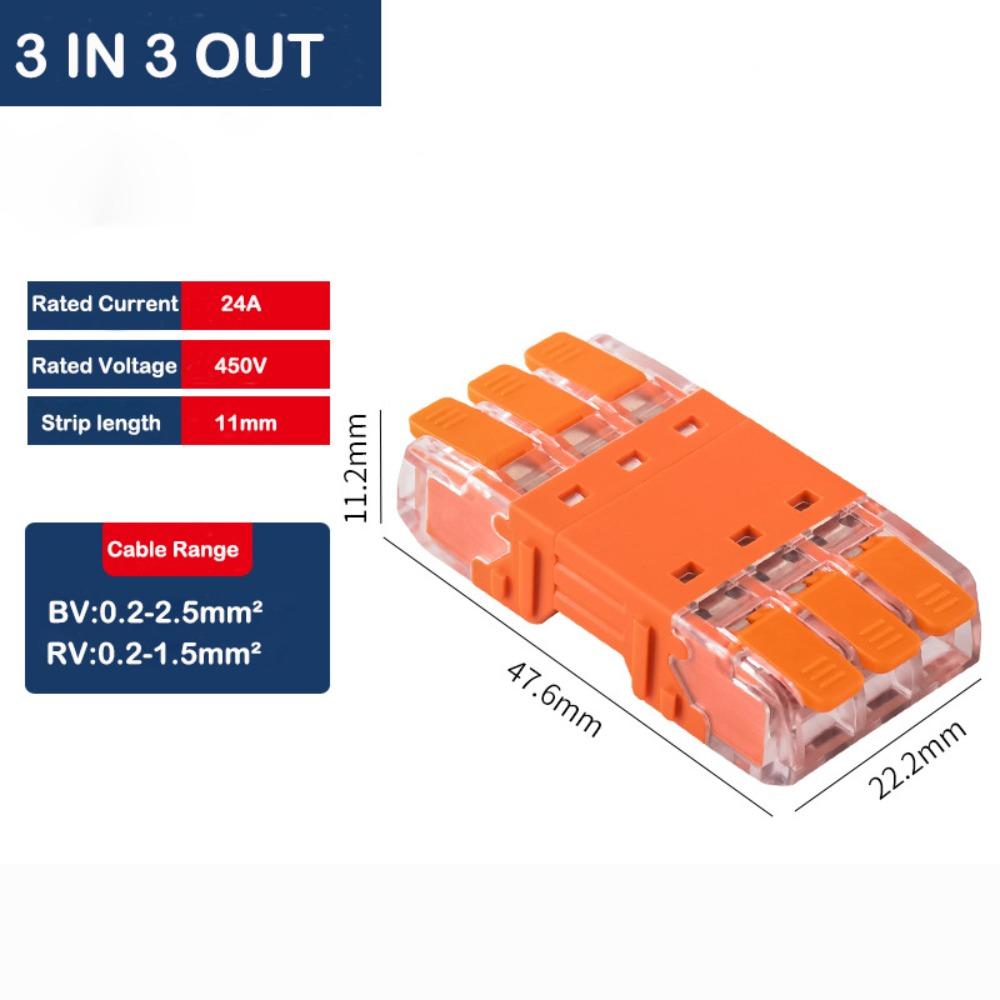 Docking Mini Quick Terminal Block Universal Fast Connector Wire Connector Electrical