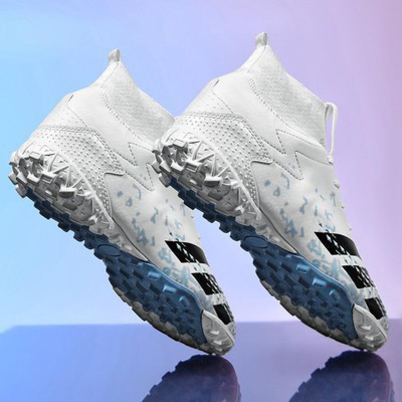 2025 new high-top mandarin duck football shoes men's broken nails children's girls AG long nails student training sports shoes