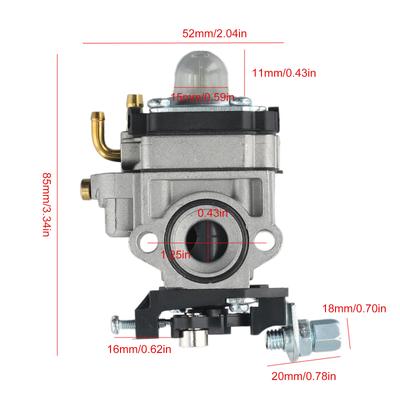 1pcs Carburettor For Carb Hedge Trimmer Brush Cutter Chainsaw 22cc 36cc Chainsaw Mower Hedge Trimmer Brush Cutter Parts