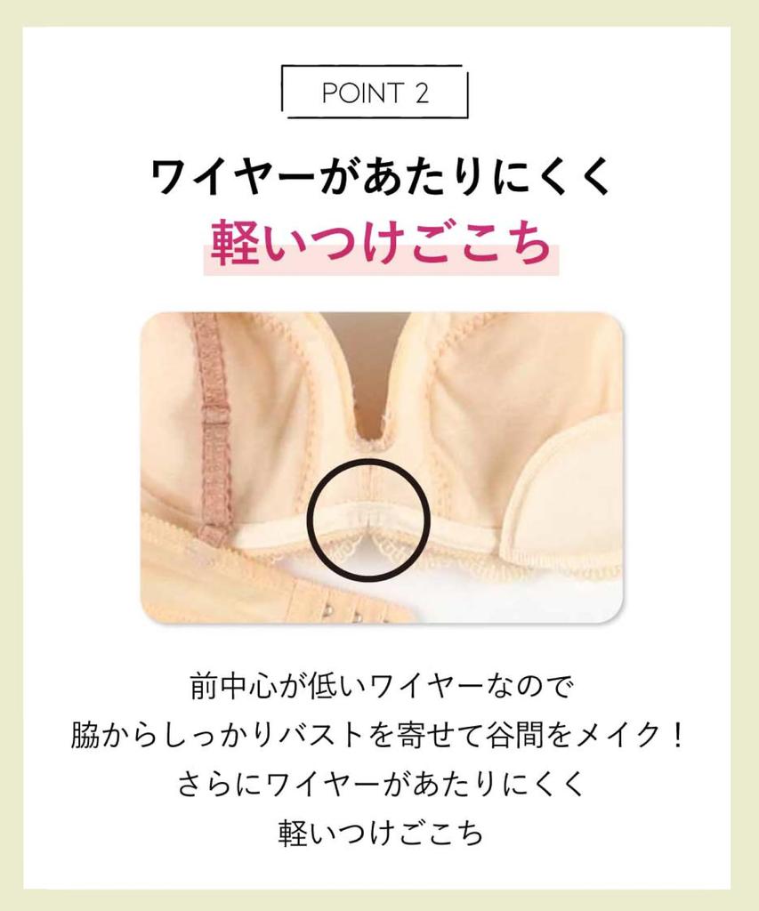 Bra Creates Neat Wires Are Less Likely To Hit Bra BLH397 GY B75 [Amphi/Wacoal] Cleavage, Sides, [BLH397 Series] Women's