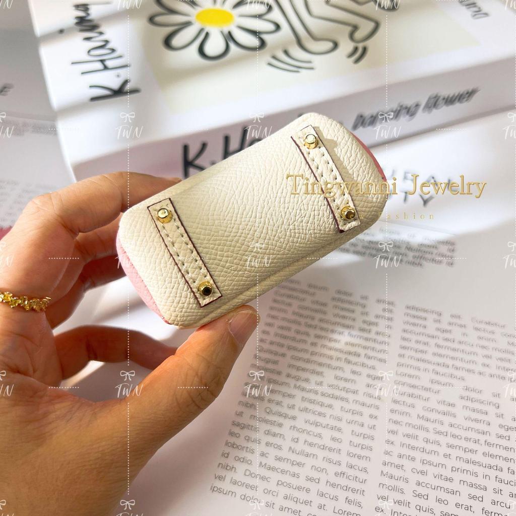 Modny mini breloczek do torebki: Uroczy Pouch na Słuchawki, Portmonetka i Breloczek do Kluczy Samochodowych dla Kobiet