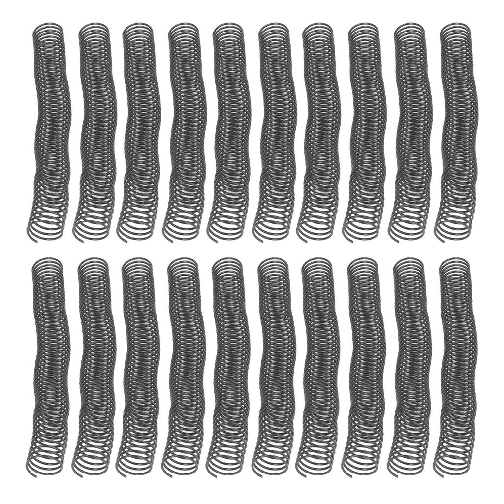 20Pcs Plastic Spiral Binding Coils 32mm Diameter 48 Teeth 4:1 Pitch 280 Sheet Capacity Binding Spirals for Document
