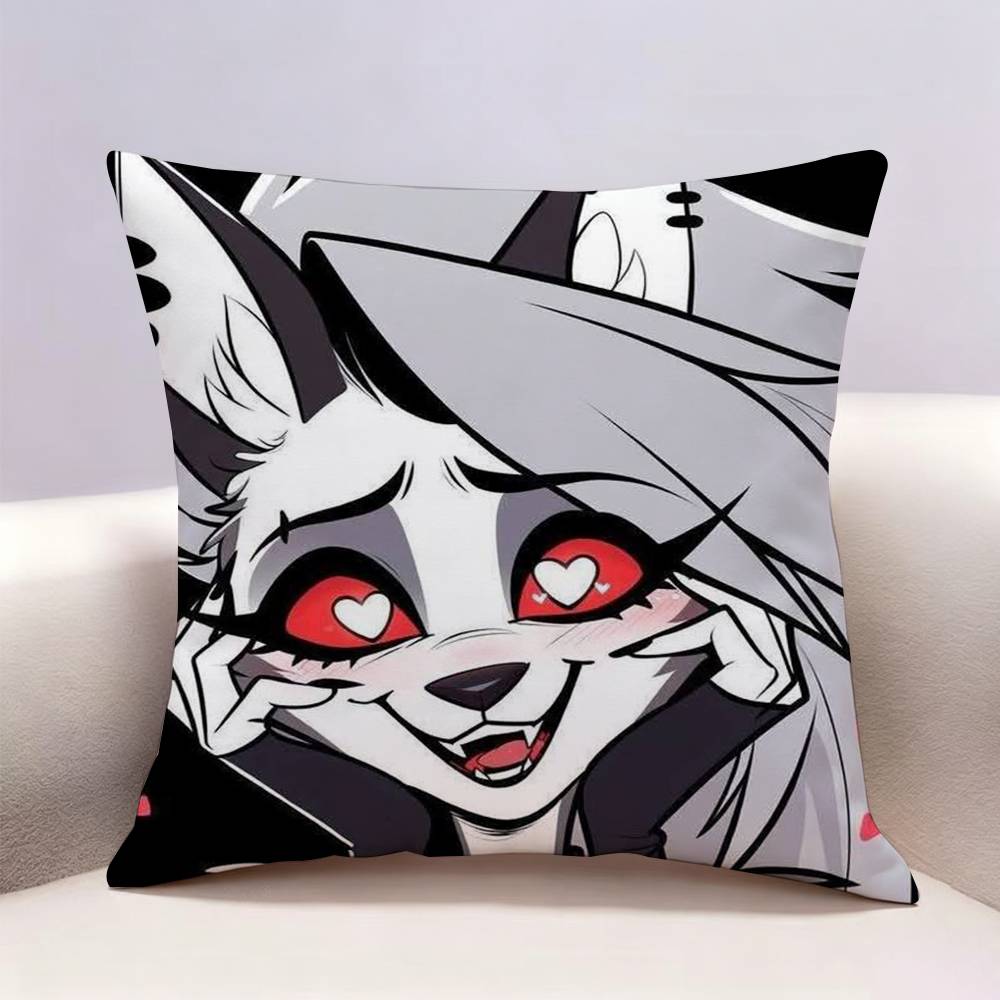 Sassy LLoona Wolf Doublesided print Pillow Case Pattern Printed Pillowcase For Living Room Sofa Cushion Cover