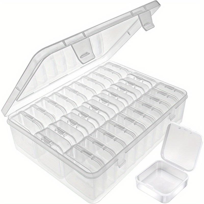 Bean Sorting Storage Box, Transparent Classification and Packing Storage Box, Bean Plastic Box, Small Square Box, Set Box