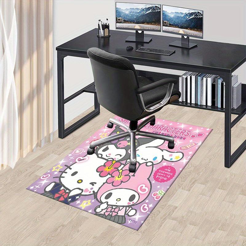 

1pc Sanrio Melody Mermaid Printed Office Carpet Rectangle Rug Under The Table,Perfect Room Decor for Living Room, Bedroom, Kitchen, Non-slip Floor Mat 60cm by 90cm