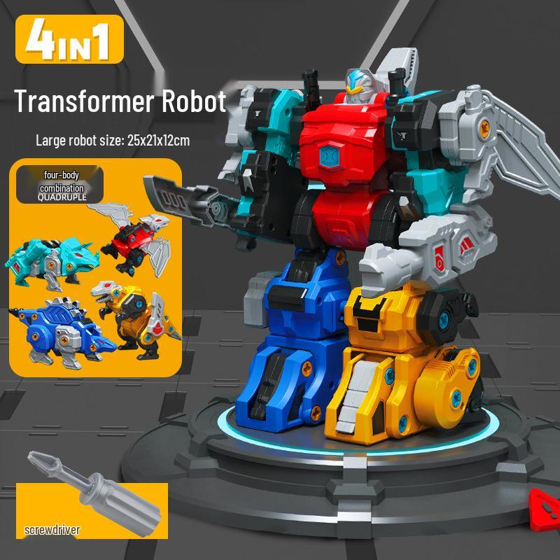 Electric Dinosaur Model: Kids' Educational Assembly & Disassembly Toy