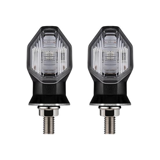 2Pcs Anti-corrosive Signals Lamp LED Motorbike Turn Signal Indicator Mini High Temperature Resistant
