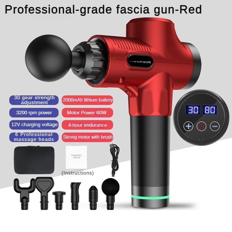 Mini Brushless Motor Multi Gear Adjustment Massager Muscle Relaxation Impact Fascial Gun Professional and Efficient Lithium Battery Massage Equipment