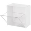 1/2Pcs Wall Mounted Storage Boxes Adhesive Small Jewelry Holder Box Plastic Dustproof Bathroom Organizer For Cotton Swabs Makeup
