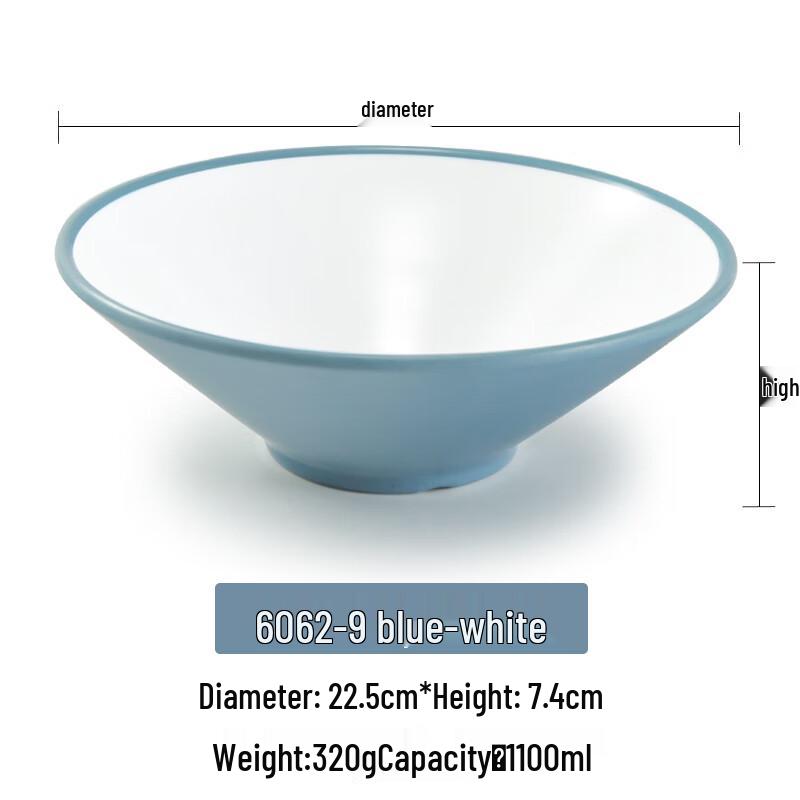 

Commercial A5 Melamine Douli Noodle Bowl