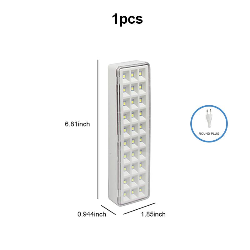 

1/2/3/4 шт. Аварийный светильник 30LED Аварийный эвакуационный светильник Настенный Домашняя лампочка Перезаряжаемые Кемпинговые фонари для отключения электроэнергии