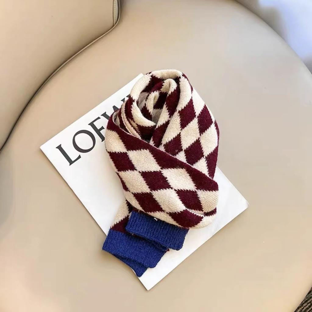 Winter Warm Kids Scarf Cartoon Unicorn Dinosaur Design Soft Cotton Neck Wrap Cozy Thermal Scarf For Children School Outdoor