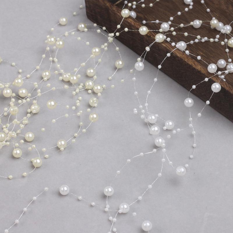 Pearls Tassel Wreath Headband For Bridal Wedding Hair Accessories Bride Headband Woman Hair Vine Girls Headpiece