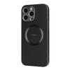 Plain Leather Magnetic Mobile Phone Case for iPhone16PROMAX Anti-drop 14/13/12 Wireless Charging Leather Pattern Case