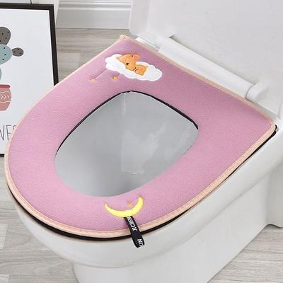 New  Sale Toilet Cushion Household Set Toilet Seat Cover 1 /2 Piece Set Universal Toilet Cushion Zipper