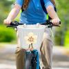 Kids Bike Basket Easy to Install Woven Front Bicycle for Children