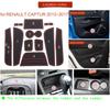 for RENAULT Captur 2013 - 2016 Anti-Slip Gate Slot Pad Cup Holder Coaster Door Groove Mats Car Sticker Car Interior Accessories