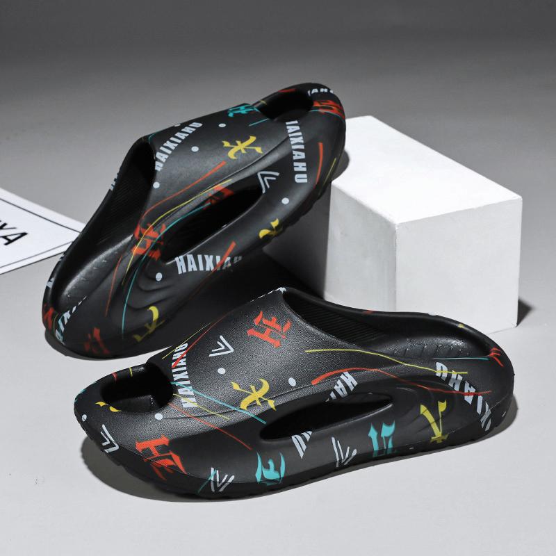 Летние мужские тапочки Летняя обувь для отдыха Мужская пляжная обувь Удобная мужская — фото 3