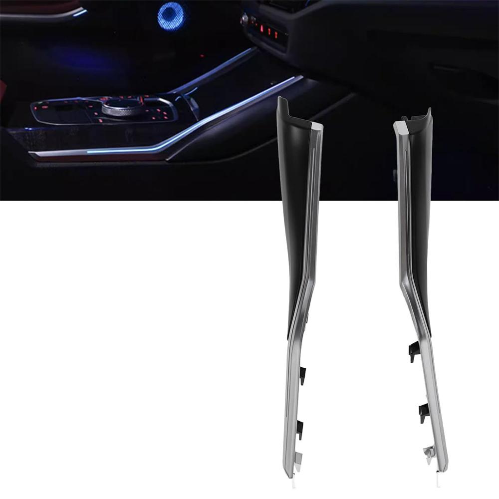 2× Center Console Saddle Light Strip Trim For BMW 3 4 Series G20 G21 G22 G23 G26