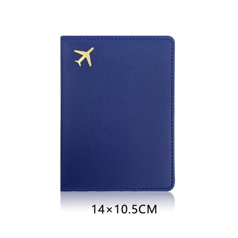 

Женский мужской паспорт держатель кредитной карты чехол из искусственной кожи визитница паспорт кошелек дорожный кошелек обложка для паспорта темно-синий