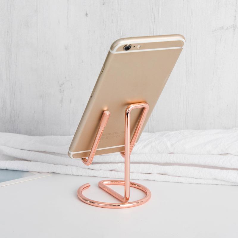 Simple Desktop Mobile Phone Holder Stand Creative Smartphone Lazy Bracket Universal Tablet Mobile Phone Support Holder Gifts