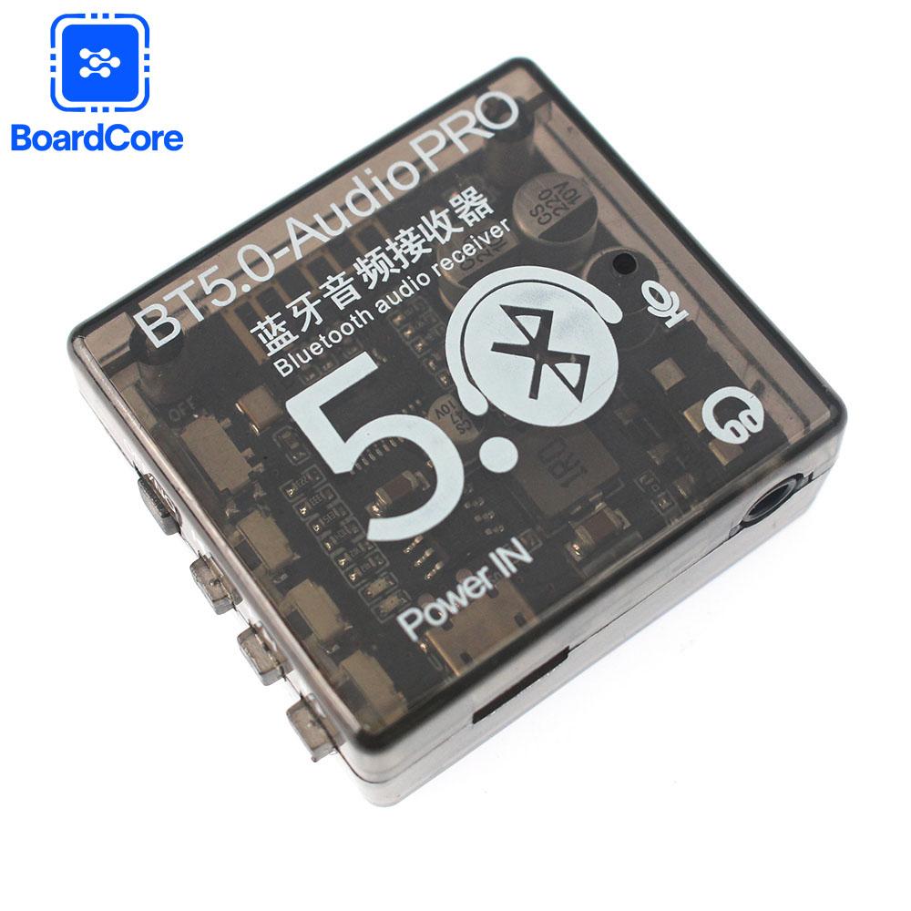 Micro Bluetooth 5.0 Pro Audio Decoder Board with Case Lossless Wireless Receiver Module for Car Speaker Stereo MP3 Amplifier DIY