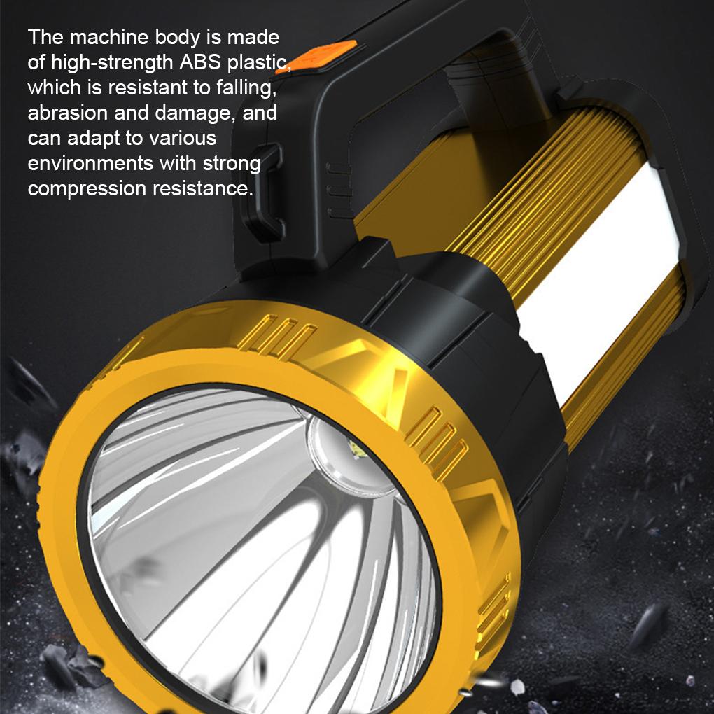 Searchlight Waterproof Powerful Skidproof Multi Modes Flashlight Sturdy Long Range Adjustable Spotlights Camping Hiking