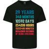 29th Birthday 29 Year Old Mens Light Cotton T-Shirt Mens Womens Tees Top